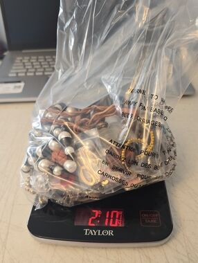 2+ LB Pounds Lot of Mixed Jewelry Pieces For Arts Crafts Some Broken & Wearable